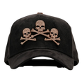 GORRA BARBAS HATS - ROSE GOLD SKULLS