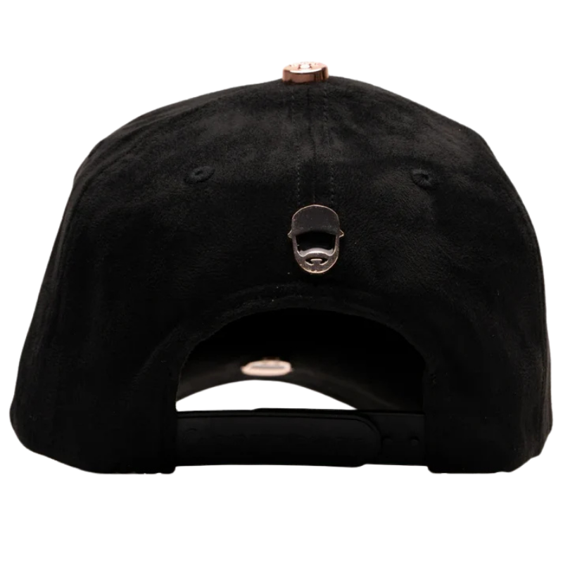 GORRA BARBAS HATS - ROSE GOLD SKULLS