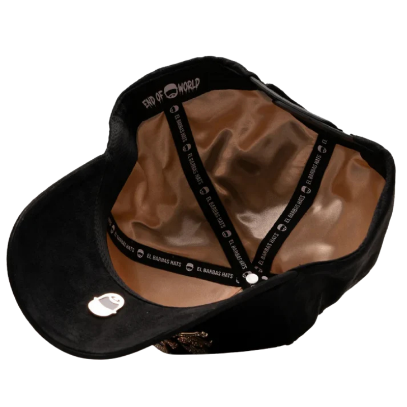 GORRA BARBAS HATS - ROSE GOLD SKULLS